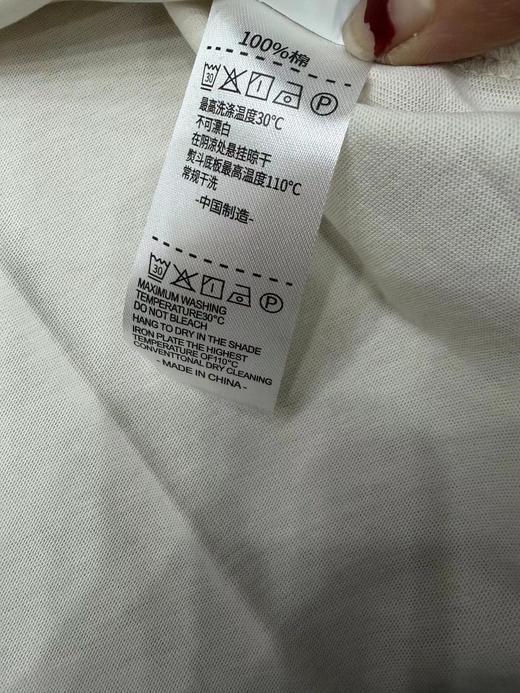 F033169春夏新品棉质雪花纹理美式印花宽松做旧水洗圆领短袖T恤 商品图14