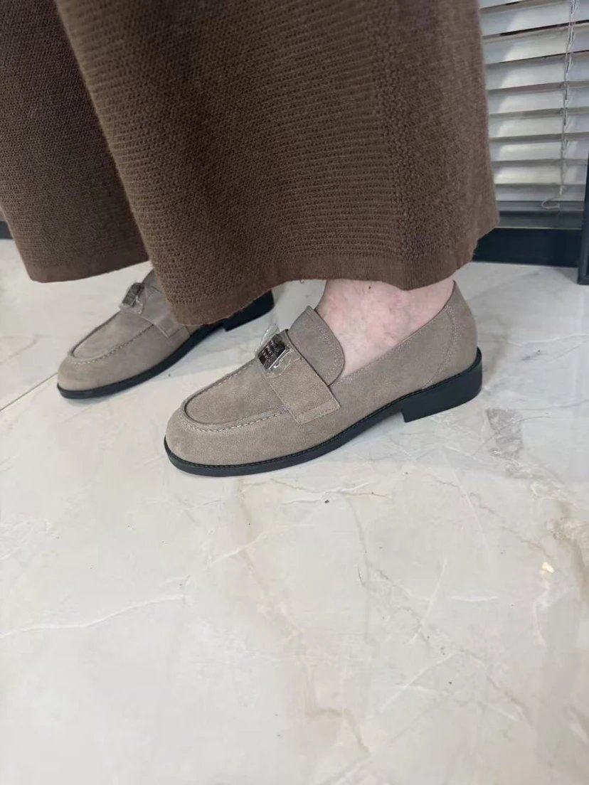 实体店订单尾货！无补！头层牛皮的乐福鞋  26Y03118-