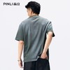 PINLI品立2026夏季新款青年十字架烫钻圆领落肩短袖T恤上衣潮牌男BG262111021 商品缩略图2
