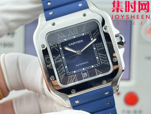 GF卡地亚山度士系列 山度士大号 蓝色盘 方形男士腕表 绝对是绕不开的经典 表径39.8mm 商品图3