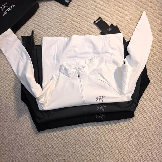 F033109春夏季新款时尚百搭半拉链抓绒软糯亲肤通勤户外内搭长袖T恤 商品图0