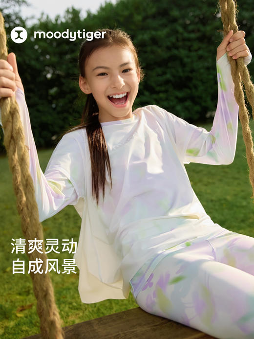 新款仙女长短袖T女童T恤夏户外长袖防晒儿童运动衣52210117 商品图0