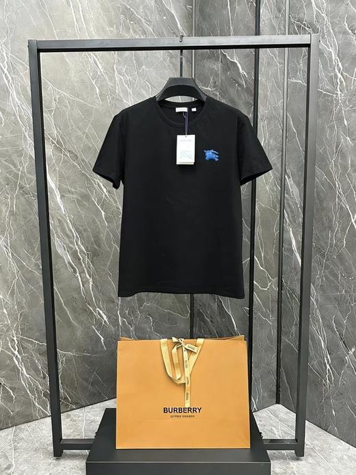 F033148春夏季新款男女同款吸汗透气立体刺绣战马徽标设计两色T恤 商品图2