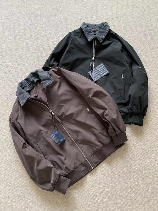 F033137春夏季新款男士舒适耐穿一衣两穿可拆卸翻领棒球领夹克外套 商品图0