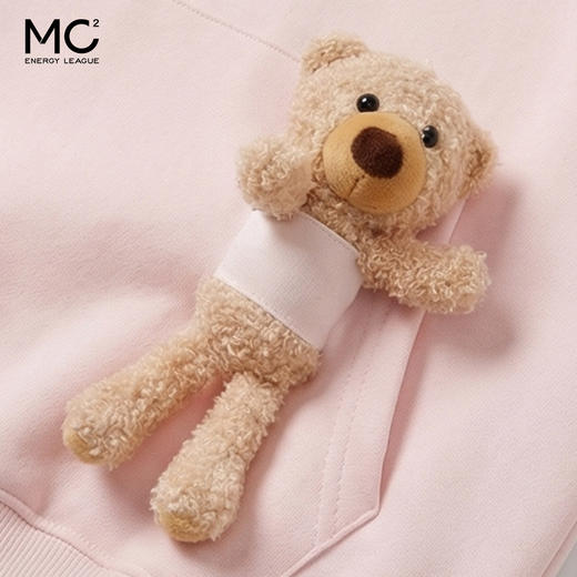 女装连帽配小熊玩偶卫衣-5903EW621200 商品图2