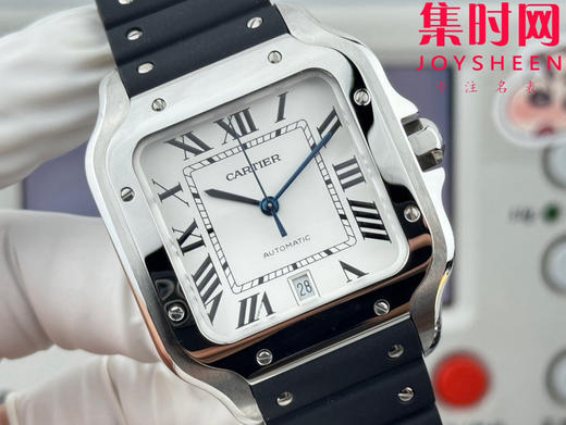 GF卡地亚山度士系列 山度士大号 雪山白面 方形男士腕表 绝对是绕不开的经典 表径39.8mm 商品图3