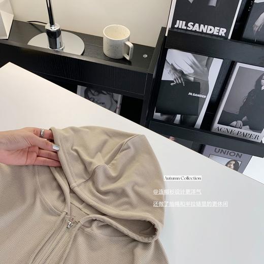 【限时秒杀！4.12下架， 库存有限，秒杀品任意两件再优惠10元 】辣妹mood柔软 . 拉链帽衫，辣度满分的半拉链帽衫，软糯舒适，修饰身材，秒变人间辣妹-梵轩 商品图4