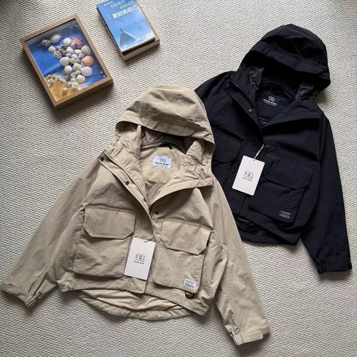 F0331121户外休闲衣女士露营短款宽松夹克运动外套 商品图0