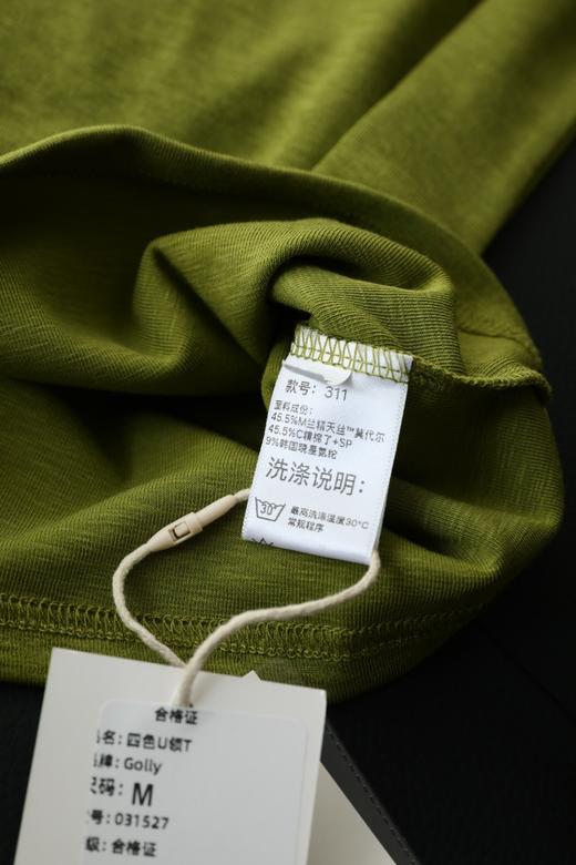 重工多压线天丝莫代尔圆领短袖T恤 商品图13