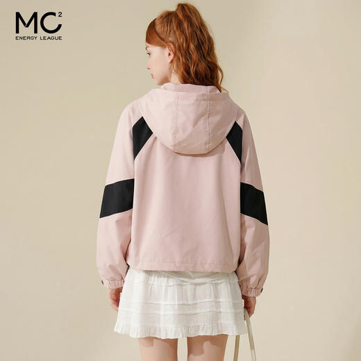 连帽冲锋衣工装风韩版拼色外套J3241638 商品图3