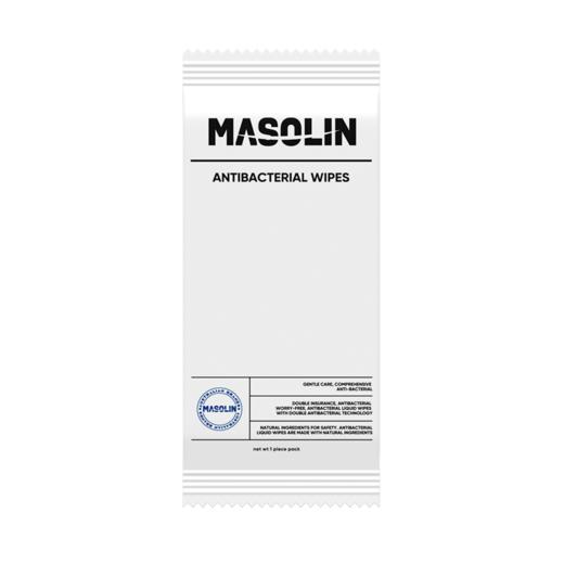 【杀菌不含酒精 玩具身体皆可用】MASOLIN 独立包装 抑菌湿巾 10片装 商品图4