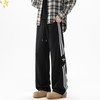 F033187春夏季新款美式休闲时尚日常百搭条纹直筒长裤卫裤 商品缩略图3