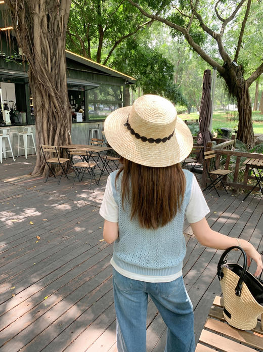 <曾小咸推荐>4.1现货秒杀 ！微信超特价！韩系镂空针织马甲 日常159.99 立减90 秒杀69.99！！ 商品图7