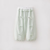 马克珍妮甜酷蝴蝶结女童花边速干直筒裤2026年夏装新款560627 商品缩略图1