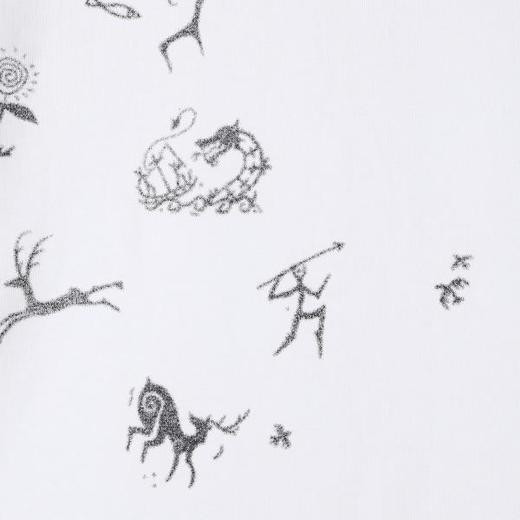 SDSA男装2026新款高贵轻奢潮牌小众印花设计圆领短袖T恤百搭上衣 商品图3