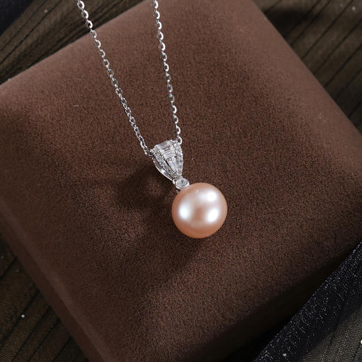 子佩集【珍守此刻】银S925珍珠惜王妃套链项链【P2816】双色V字2602 商品图0