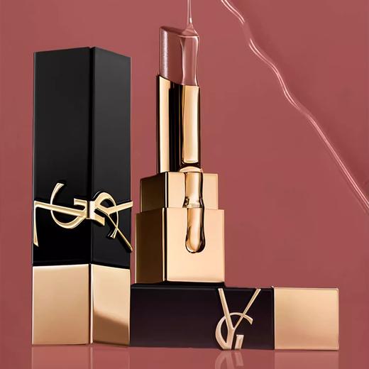 【送礼袋】YSL圣罗兰浮雕黑金方管口红3g*2支正装两件套礼盒 （#10+#1971） 香港直邮 商品图6