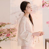 三彩【玉兰清韵】2026夏季新款欧根纱绣花外套盘扣开衫宽松上衣C 商品缩略图2