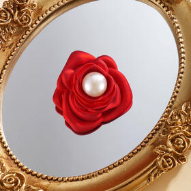 子佩集【花映鸿禧】珍珠惜王妃胸针【XXXZ252】红玫瑰2602