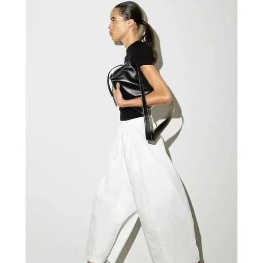 F033166春季新款新品桶形抽绳松紧腰气球裤休闲弯刀九分裤 商品图8