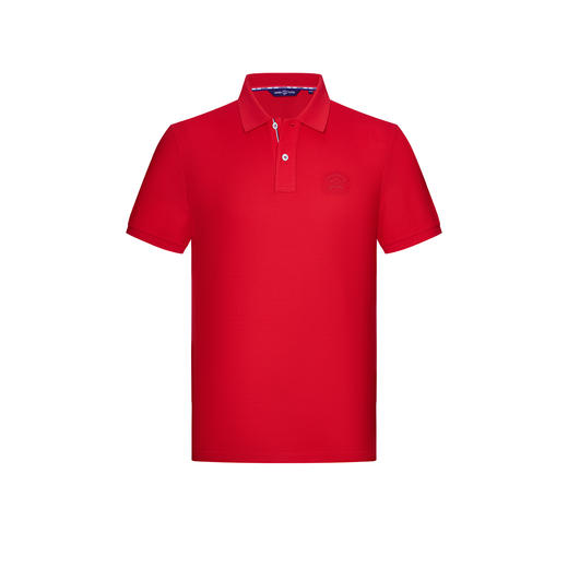 【纯棉舒适】德鲨白色短袖POLO衫男2026夏款休闲百搭上衣翻领T恤 商品图4