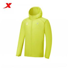 6楼特步运动男士梭织薄外套抗UV速干衣974229140058荨酒绿	