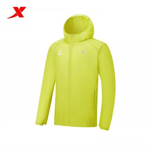 6楼特步运动男士梭织薄外套抗UV速干衣974229140058荨酒绿	 商品图0