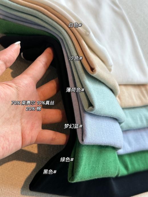 max m* 针织短袖～ 真丝＋莱赛尔天丝针织衫 商品图1