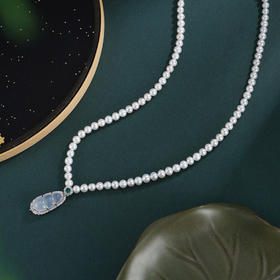 子佩集【柔情豆蔻】珍珠惜王妃项链【XXXL025】白玉髓豆角2602