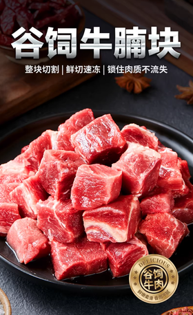 【东滩绿港】牛腩块500g/袋