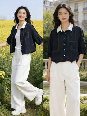 64X508时尚气质款小衫