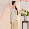 三彩【花影流芳】2026夏季新款新中式提花小衫吊带两件套宽松C 商品缩略图3