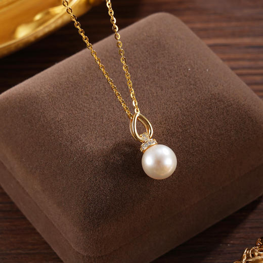 子佩集【缘起史诗】银S925珍珠惜王妃套链项链【P3164】双色水滴2602 商品图1