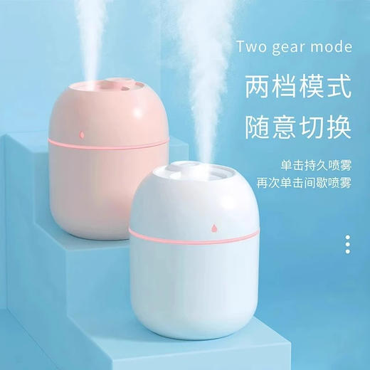 【纳米雾化！智能断电】家用办公室加湿器新款小型usb加湿器卧室静音宿舍桌面便携式。xa 商品图2