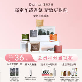 【现货速发】DearIrean 独特艾琳车载香薰香水高级出风口装饰摆件香包汽车香氛饰品车载香薰13g（官方自营）