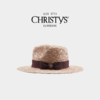 【新品】Christys'百年皇室品牌 手工编花宝草Fedora草帽 礼帽 商品缩略图0
