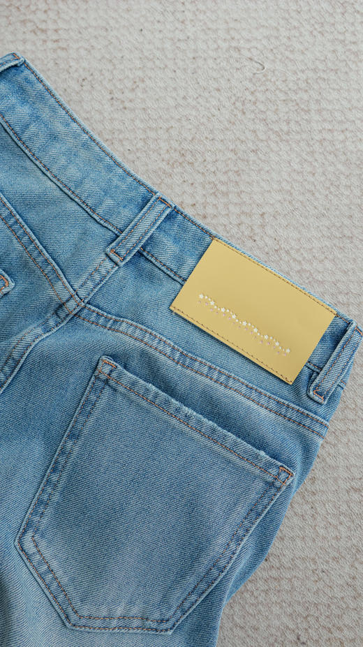 高光裤|设计感闪闪亮片牛仔裤 商品图3