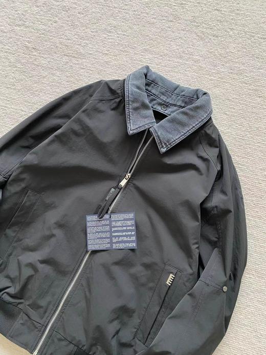 F033137春夏季新款男士舒适耐穿一衣两穿可拆卸翻领棒球领夹克外套 商品图5