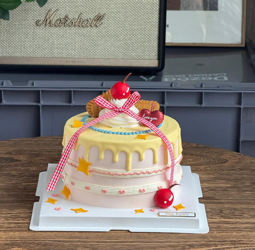 ins樱桃淋面蛋糕 商品图3