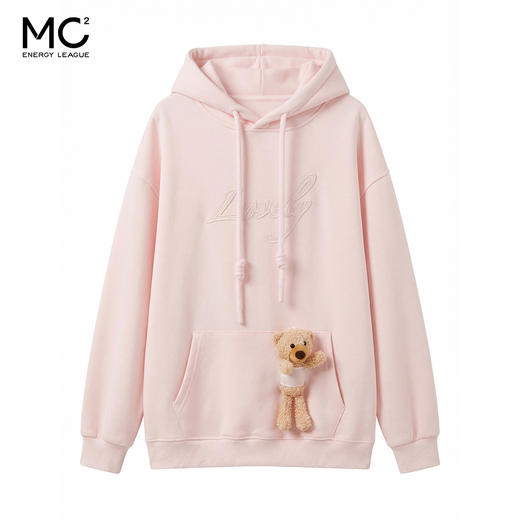 女装连帽配小熊玩偶卫衣-5903EW621200 商品图0