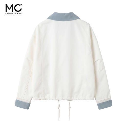 女装撞色翻领仿麂皮外套-2616J6212023 商品图4