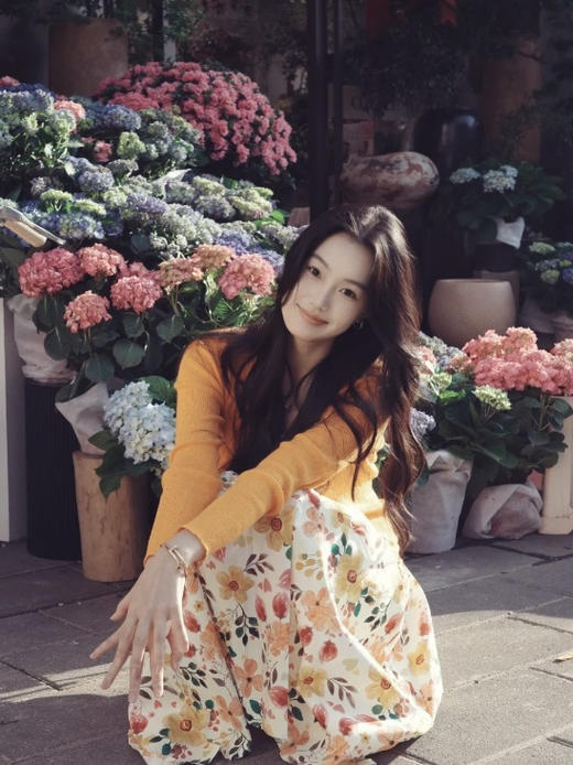 花与暖阳多巴胺油画全棉松紧腰半裙 商品图7