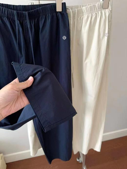 F033158夏季新款宽松透气百搭小个子九分休闲直筒裤子长裤 商品图10