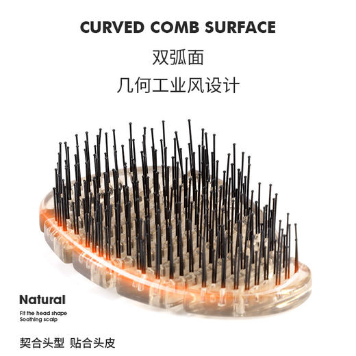 PANVIN水滴梳，干湿两用，纤细柔韧，更好的贴合头皮和秀发 商品图2