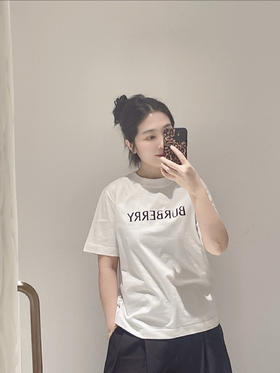 巴黎世家 26SS字母标识印花T恤 男女同款 白色（DY）