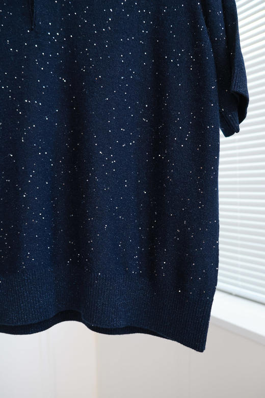 漫天繁星|精致细闪亮片POLO衫 商品图2