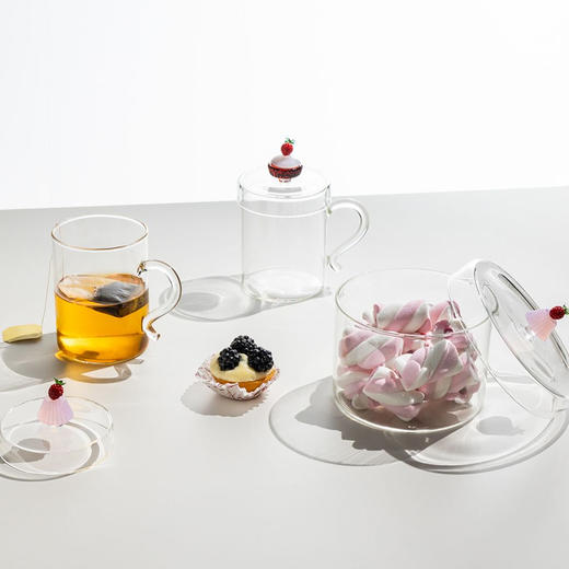 ICHENDORF 法式甜品系列玻璃杯储物罐马克杯挂耳杯 商品图1