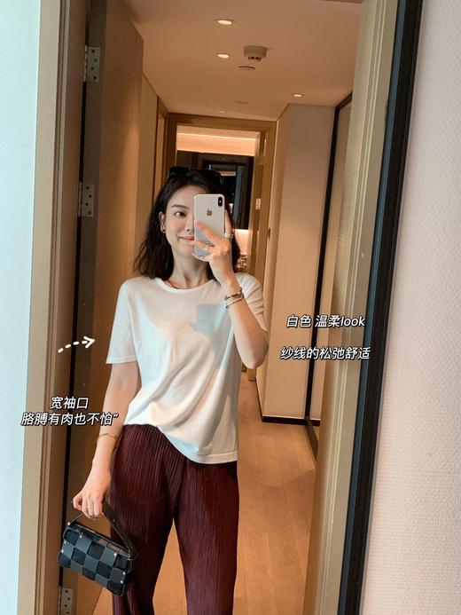 max m* 针织短袖～ 真丝＋莱赛尔天丝针织衫 商品图6