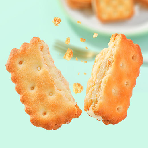【清新柠檬！独立包装】良品铺子柠檬夹心饼干160g箱规16包装酥脆小饼干解馋小吃独立包装。xa 商品图1
