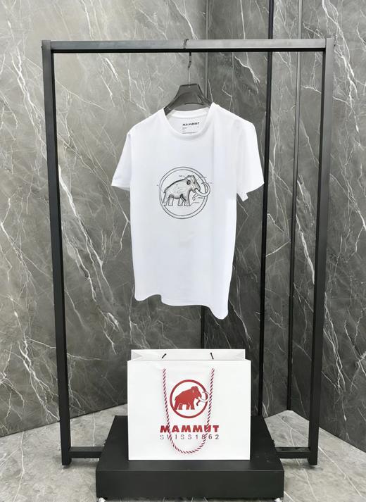 F033147春夏季新款时尚百搭地形等高线设计图案印花户外短袖T恤 商品图4